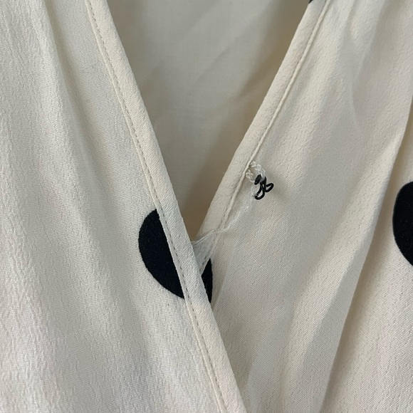 Anthropologie polka dot cream maxi dress - Picture 2 of 3